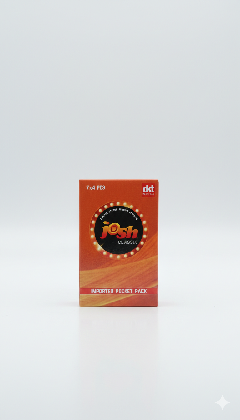 Josh Classic Condoms - Imported Pocket Pack (7 x 4 Pieces) - High Quality Latex 2 Josh Classic Condoms - Imported Pocket Pack (7 x 4 Pieces) - High Quality Latex - Image 2