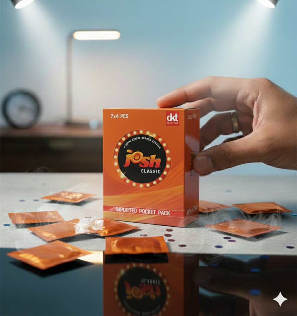 Josh Classic Condoms - Imported Pocket Pack (7 x 4 Pieces) - High Quality Latex 1 Josh Classic Condoms - Imported Pocket Pack (7 x 4 Pieces) - High Quality Latex