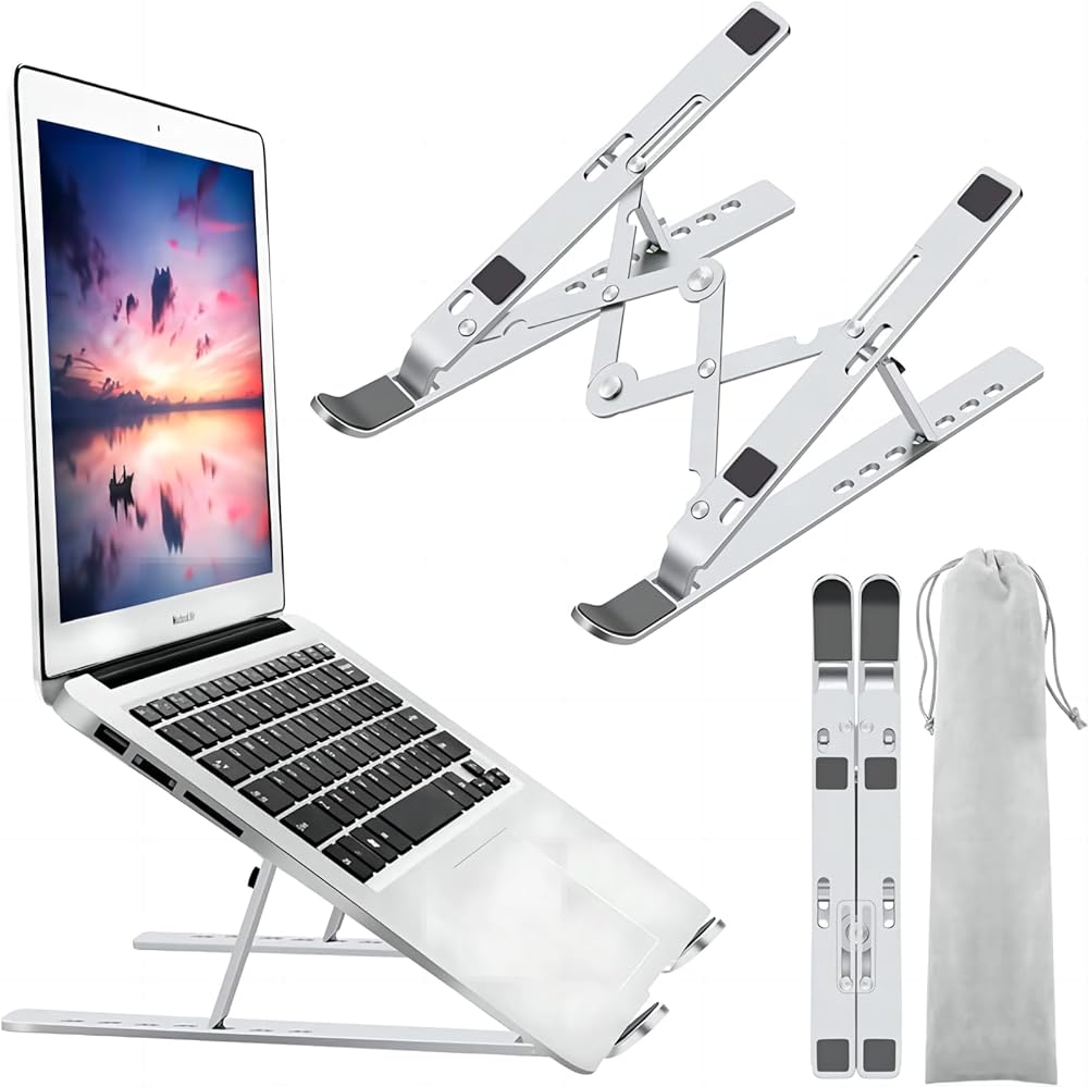 Portable Laptop Table Stand - Metal Body 1 Portable Laptop Table Stand - Metal Body