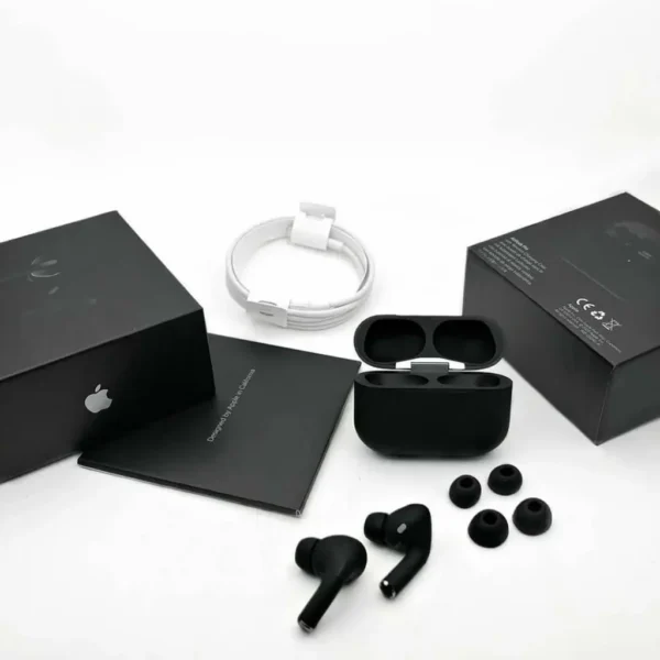 AirPods Pro (2nd Generation) – Black | Active Noise Cancellation, Spatial Audio & MagSafe Case - Image 2