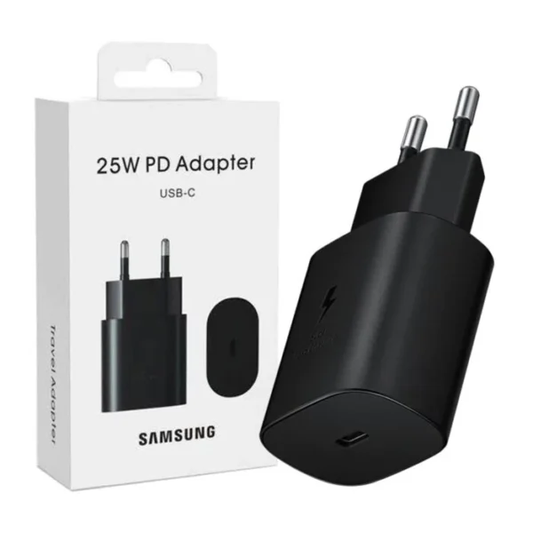 Samsung 25W Super Fast Charging USB-C Adapter with Type-C to Type-C Cable - Image 3