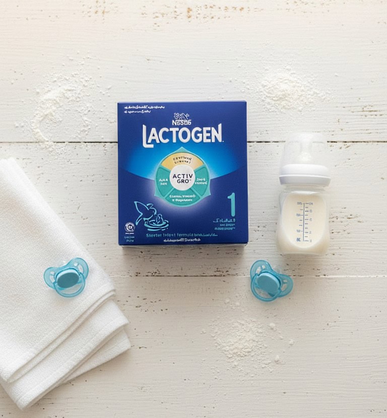 Nestlé LACTOGEN 1 Starter Infant Formula - 0 to 6 Months (120g) 2 Baby formula for infants 0-6 months, 400g/800g.